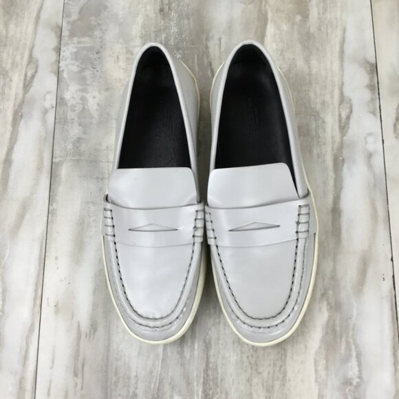 Rag & Bone Leather Grey Loafers 6.5 - Picture 2 of 9
